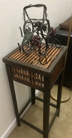 Side table and wine rack