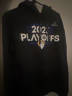 Brand New/Mens Size Large ……LA Rams 2023 NFL Playoffs Hoodie