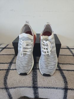 Adidas R2 Primeknit Nmd R2 Mens White Red