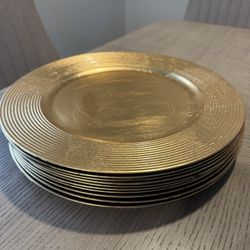 Gold Charger Plates 