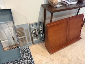 Range hood fan & light Broan built in chimney style