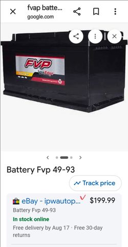 FVP 49-93 Battery cca 770 12volt