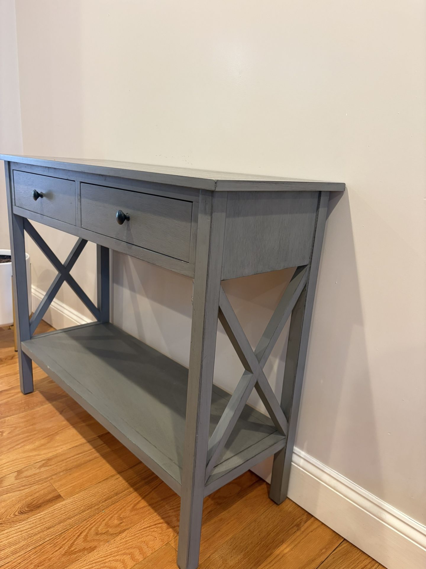 Gray Console Table 