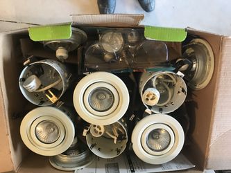 Halogen gimbal lights