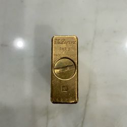 Vintage S.T. Dupont Ligne 1 Gold-Plated Lighter De Paris Made In France