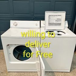 Whirlpool Heavy Duty Washer & Roper Electric Dryer Set