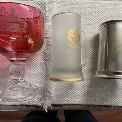 3 Vintage 1964 College Mugs-$20 All