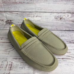 Rothy's The Driver Casual Slip-On Green Loafers Shoes Women’s Size 9
