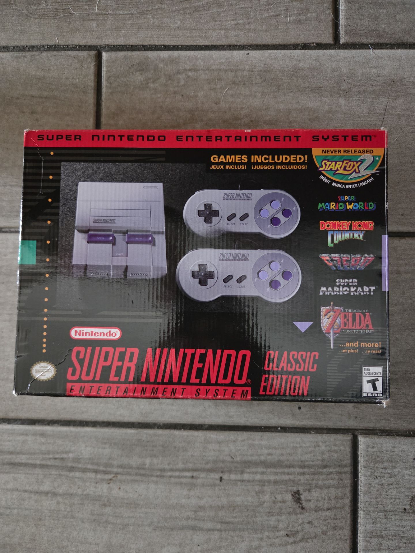 Super Nintendo classic mini with extra games
