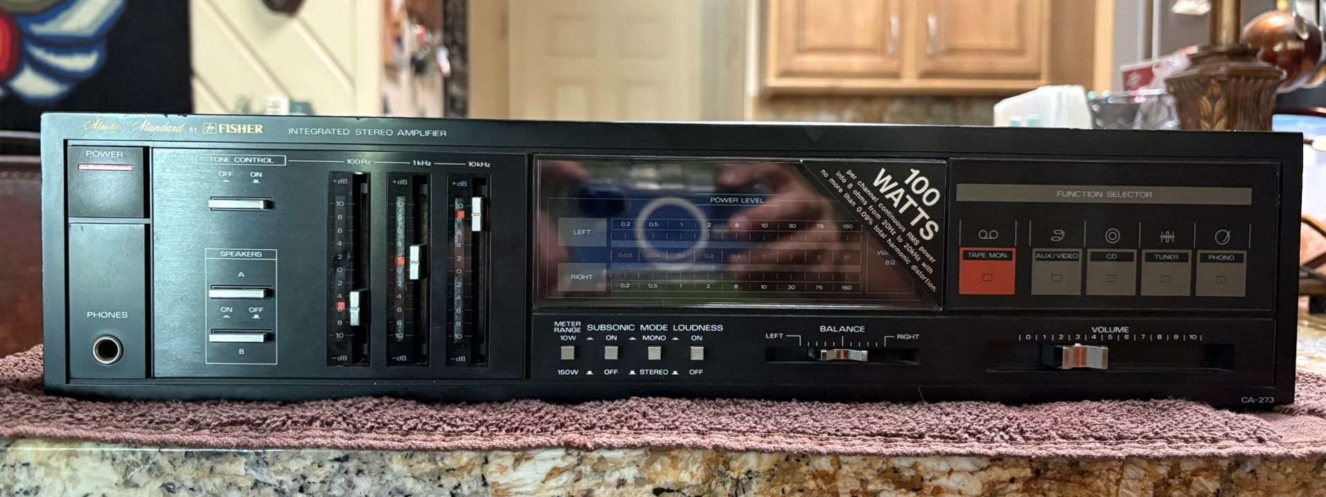 Fisher Stereo Amplifier Model CA-273