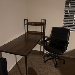 Desk & Office Chair Set