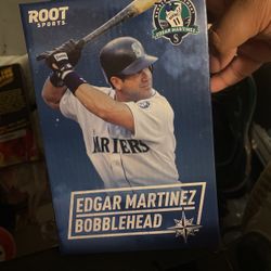 MLB Edgar Martinez Lamp Bat Bobblehead Action Figure Figurine Model Seattle Mariners