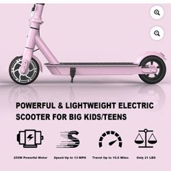 PINK electric scooter 