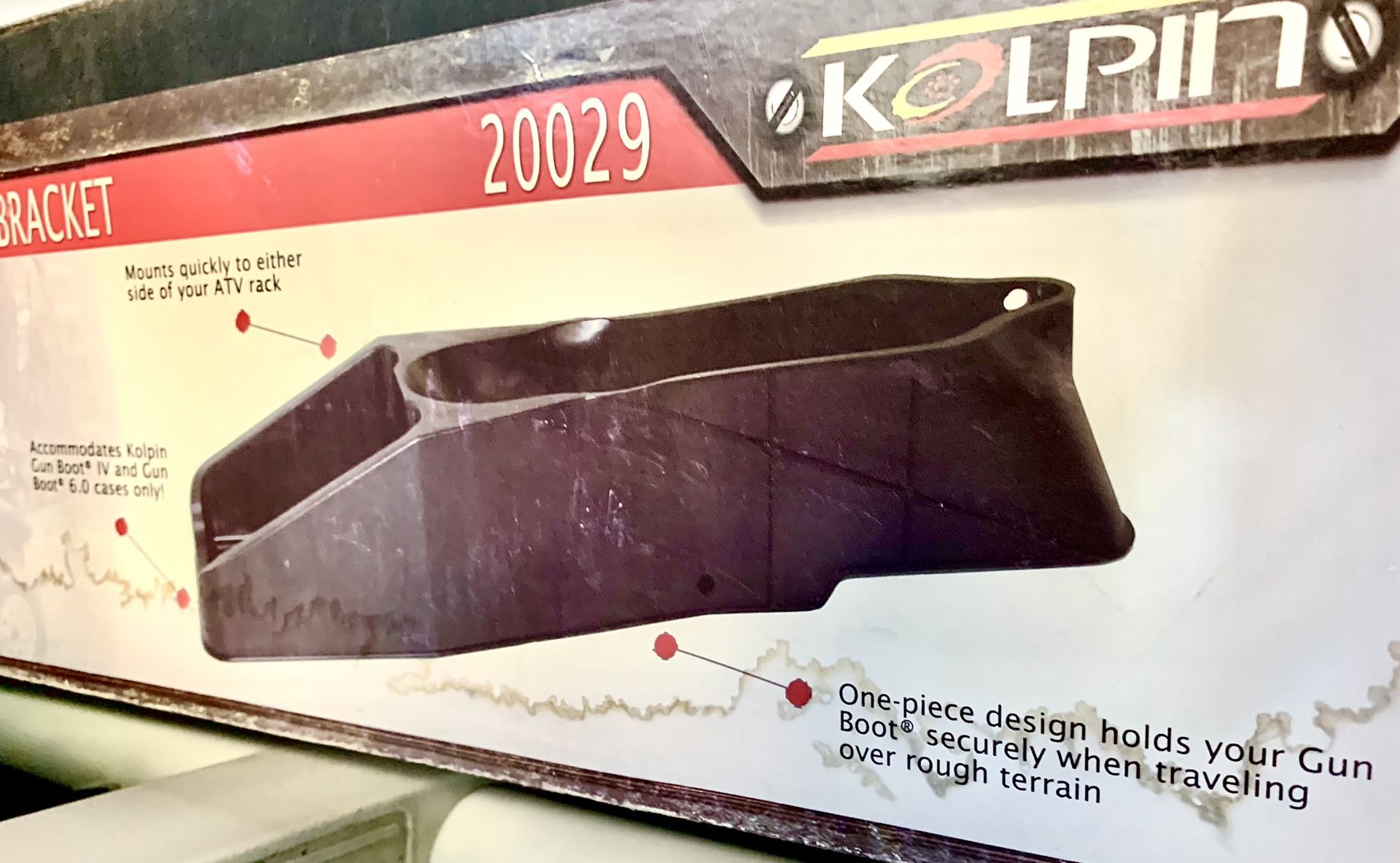 Kolpin One Piece Gun Boot Iv Bracket - new in box