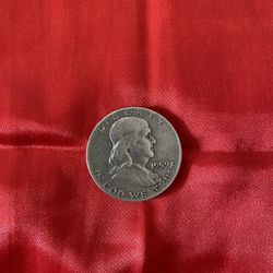 1959 Franklin Half Dollar 90% silver