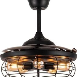 48" RETRACTABLE BLADES CELING FAN "MOOONI"