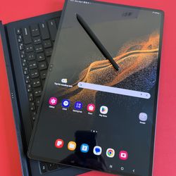 Samsung Galaxy Tab S8 Ultra (2022 Model) 256gb with Samsung Keyboard And Stylus Pen 