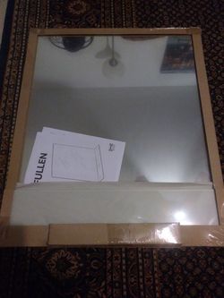 IKEA Mirror with Glass shelf (Fullen) brand new 19 5/8x23 5/8