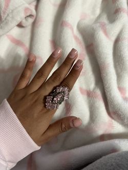 Vintage pink ring 