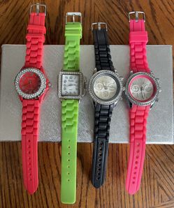 Colored Silicone Watches