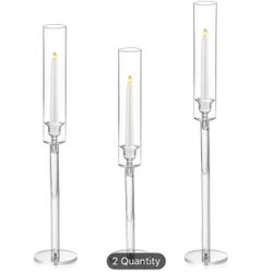 Acrylic Candlestick Holders For Party Decor 