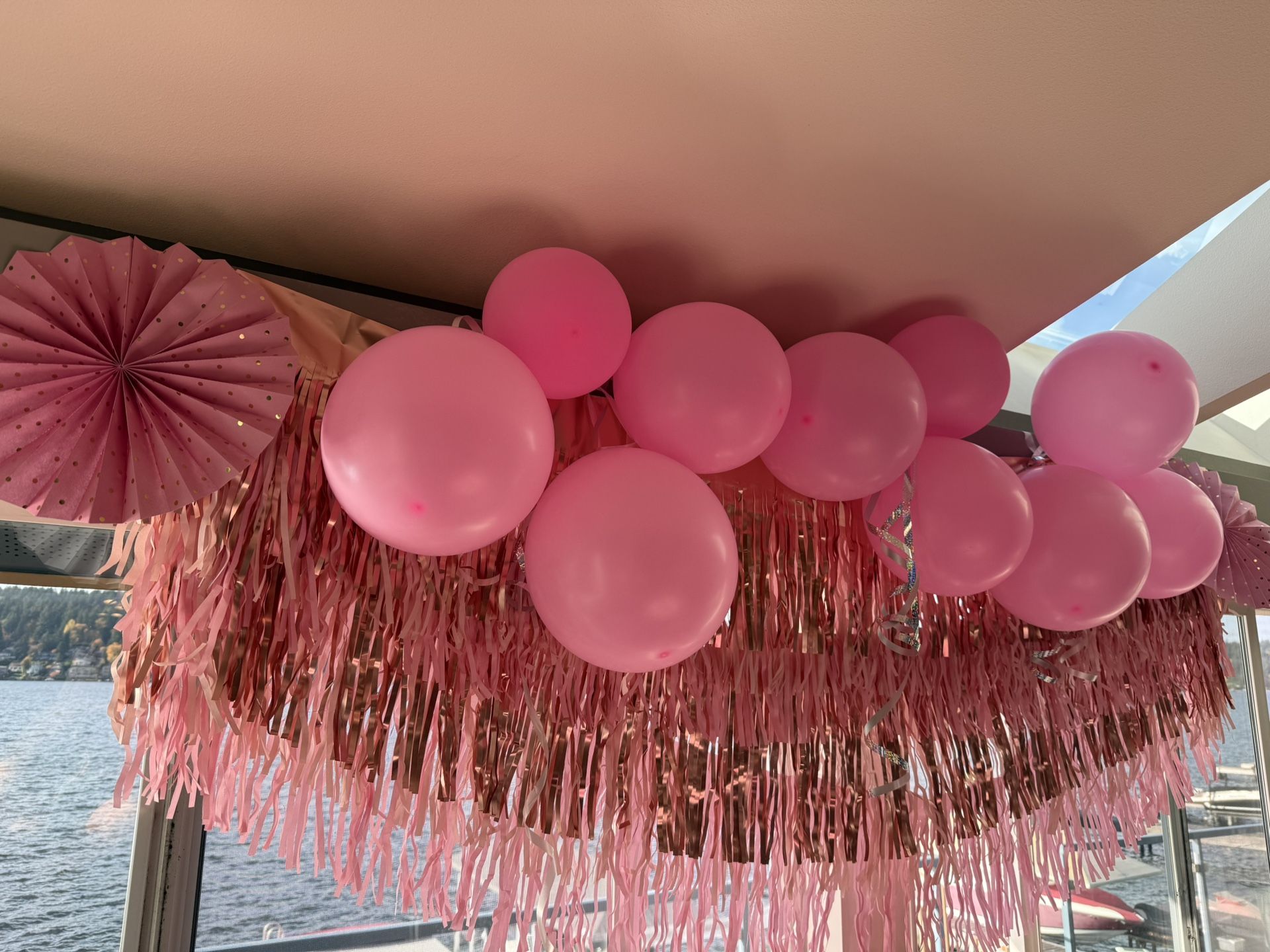 FREE Pink Decorations Used For Baby Shower