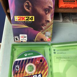 NBA2k24 Xbox Series X (disc Only)never Used!mamba Edition $60