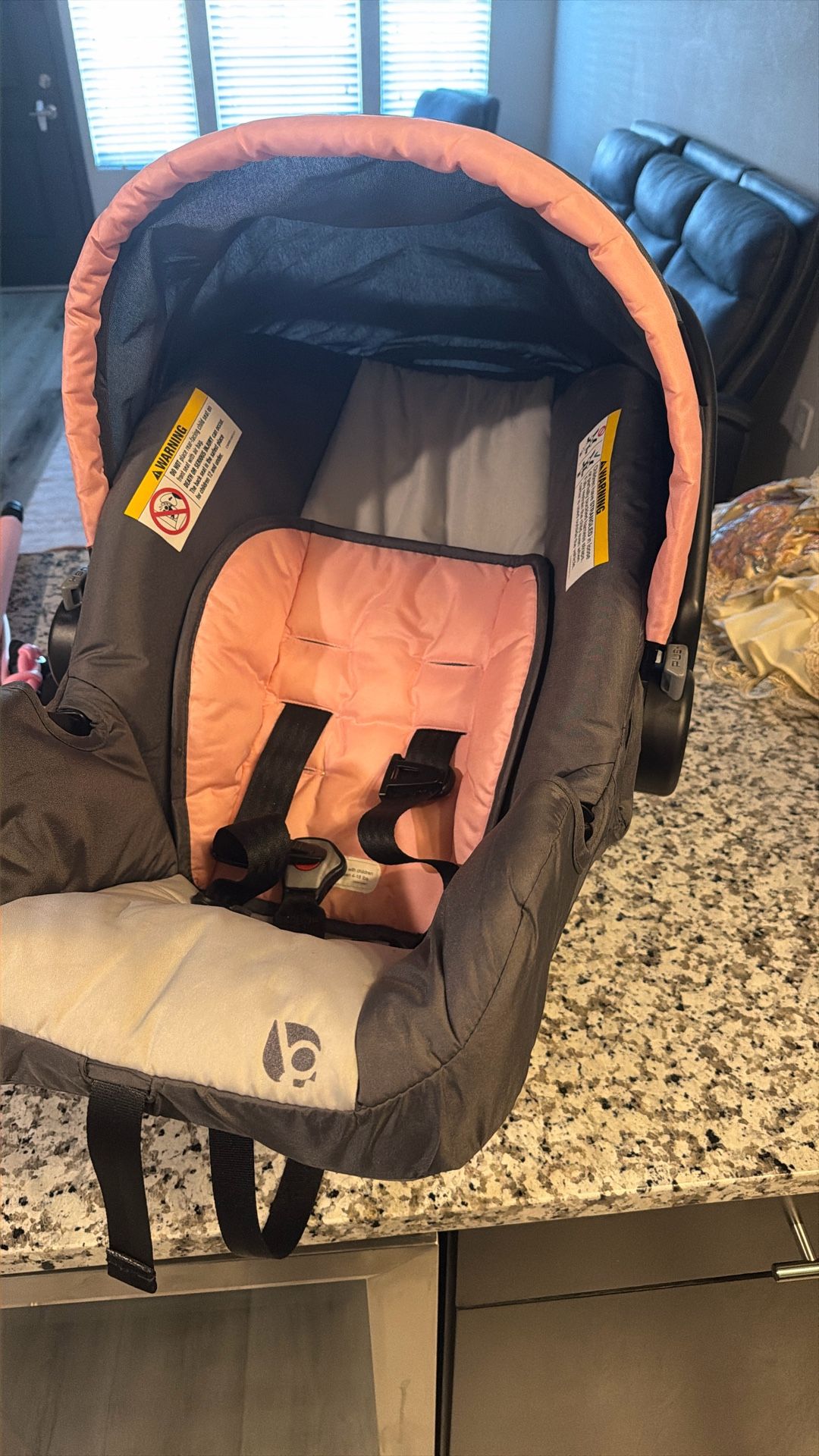 New Infant Car Seat Carrier Pink