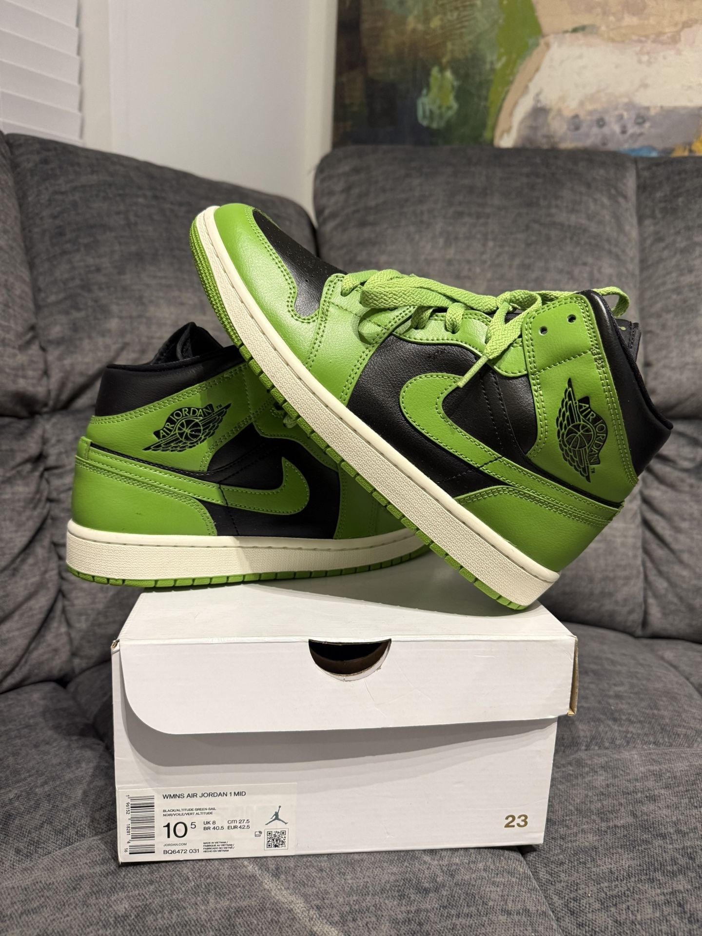 Jordan 1 Mid Altitude Green Women’s