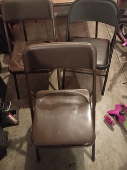 Card table and three chairs