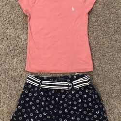 Polo Ralph Lauren Girls Set Size 8/10