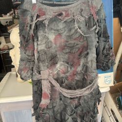 Box Of Misc Halloween Costumes/wigs