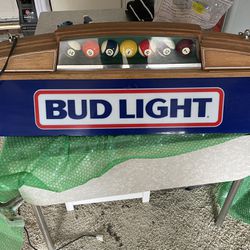 Antique Budlight Pool Table Bar light 