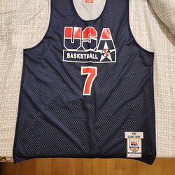 Mitchell And Ness Team USA Basketball Jersey (Larry Bird #7)