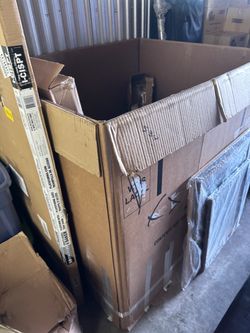 Heavy-Duty Brown Cardboard Shipping/Storage Box