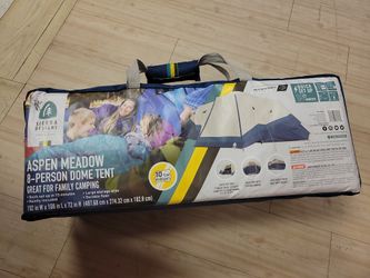 Aspen Meadow 8 Person Dome Tent 192in W X 108 In L X 72 IN H