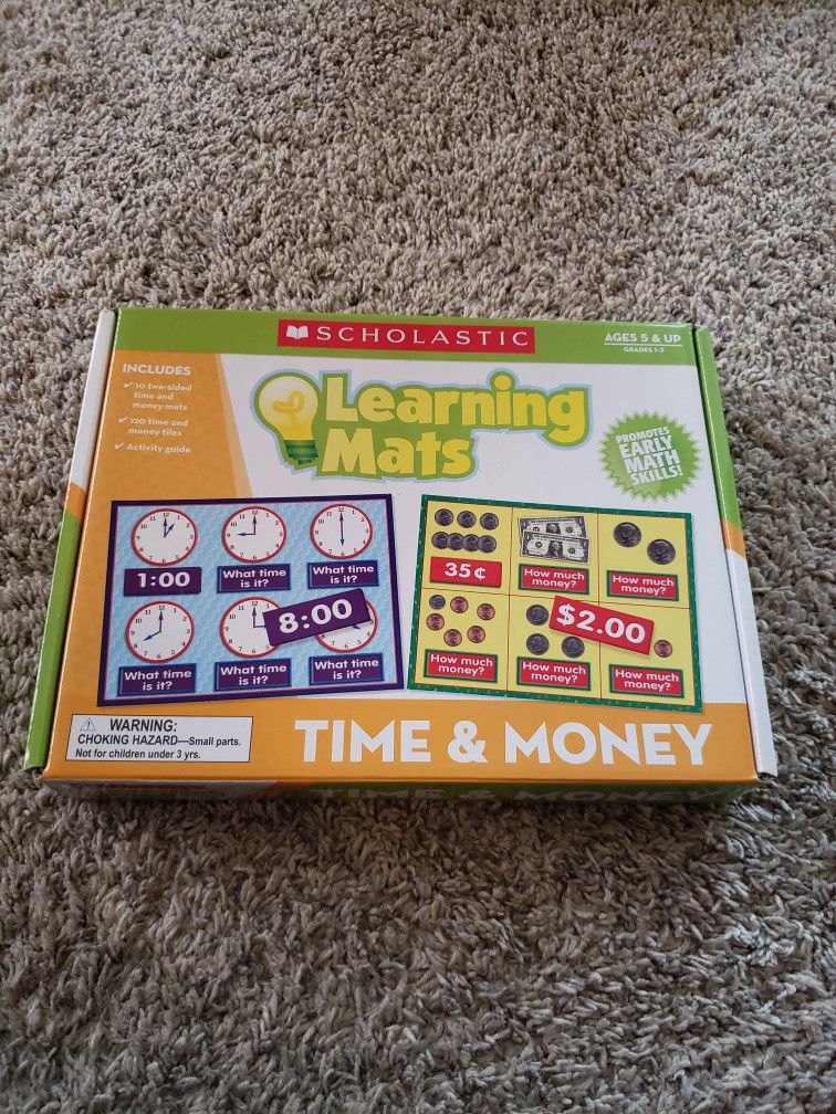 Scholastic Learning Mats Time & Money