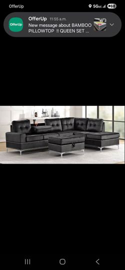 Brand New Sectional $699  with Ottoman