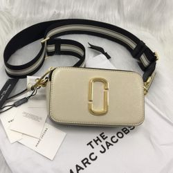 Marc Jacobs The Snapshot Crossbody Bag Cloud White