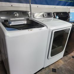 ♨️♨️SAMSUNG SET STEAM WASHER END ELECTRIC DRYER ♨️ WITH WARRANTY 