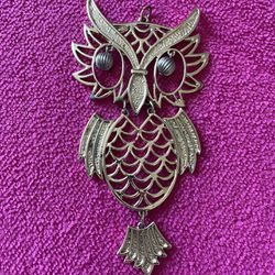Vintage Owl Pendant 