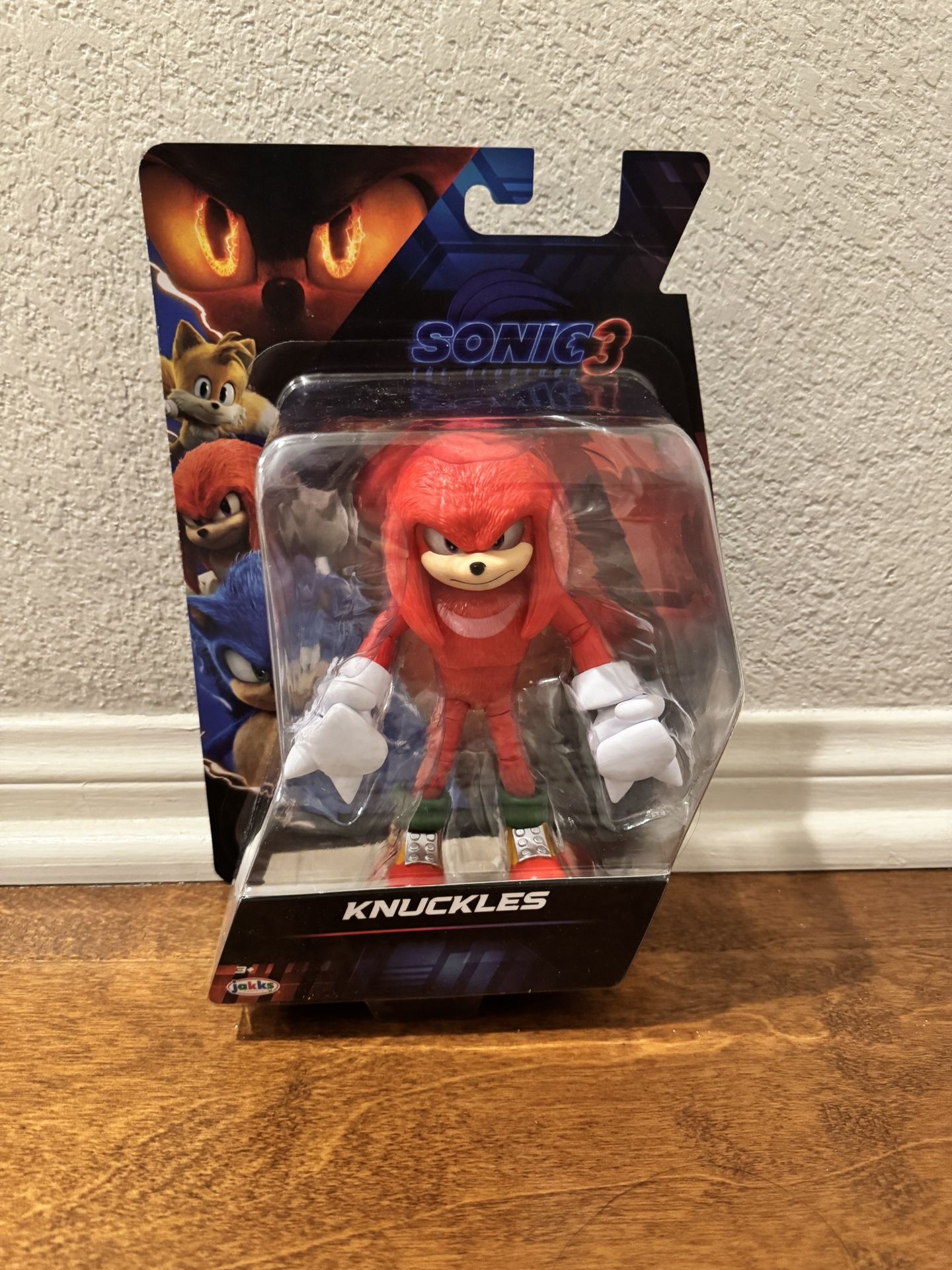 NEW/RARE - Sonic The Hedgehog 3 Movie KNUCKLES 5” Action Figure Jakks Pacific