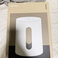 Sonos Mini Subwoofer (White) New/Open box