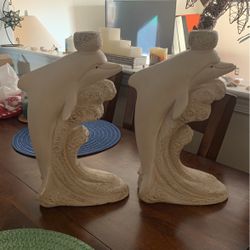 Dolphin Candle Holders