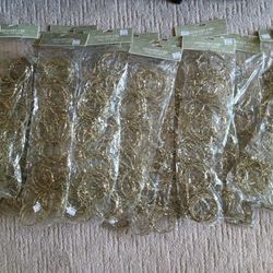 20 Packages Of 5' Each Midwest Sparkle Silver Mirror Wire Garland NEW