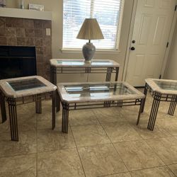 Coffee Table, End Tables, Entry Table Set.