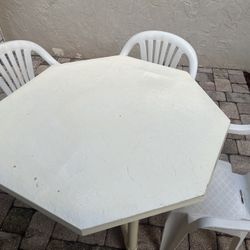 Sturdy Fiberglass Table