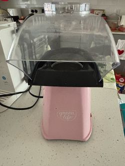PINK GREEN LIFE POPCORN MACHINE | LIKE NEW