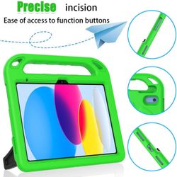 LTROP Case for iPad Air 5th/4th Generation Case(2022/2020), iPad Pro 11 Case 2021/2020/2018, Built-in Screen Protector, Shockproof Handle Stand Kids C