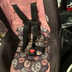 Car Seat Pink And Grey
